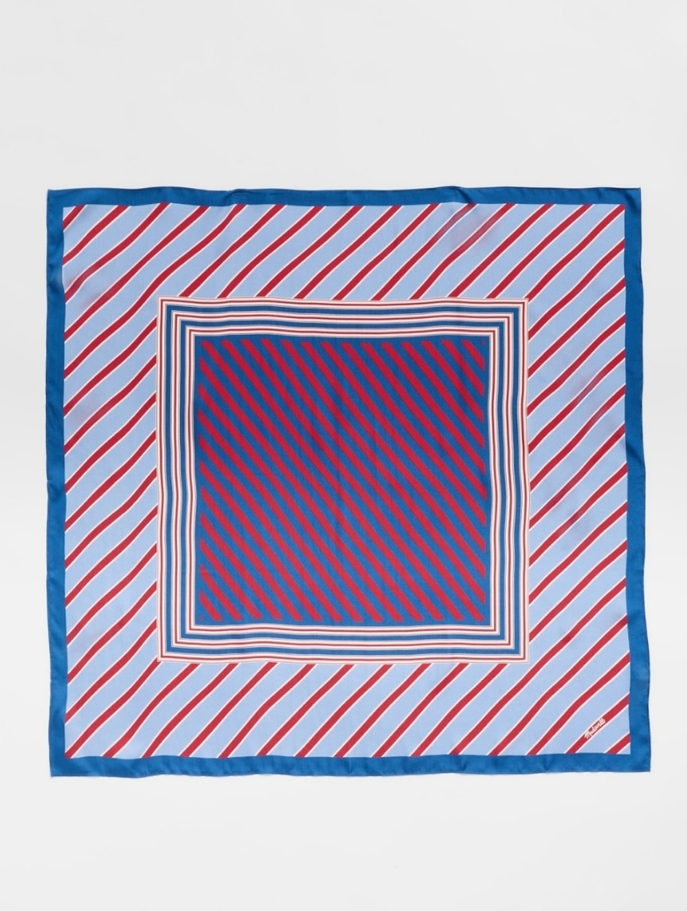 NWT Madewell Women's Medium Silk Bandana Scarf $68